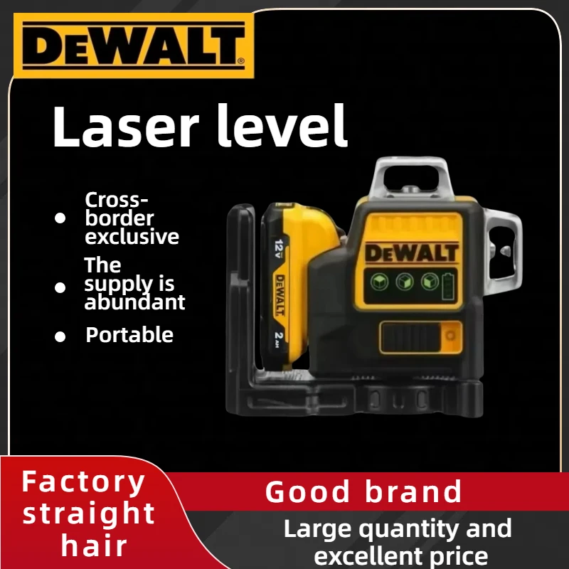 Dewalt DW089LG 3 Sides*360 Degree Vertical Lines Laser Level Horizontal