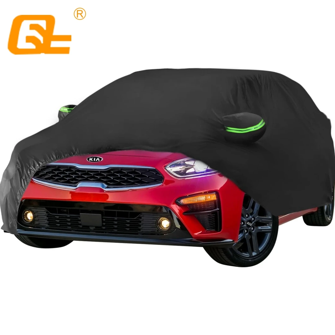 

Waterproof Car Cover for 2009-2024 Kia Forte All Weather for Automobiles Windproof Snowproof Rain Hail Sun UV Protection