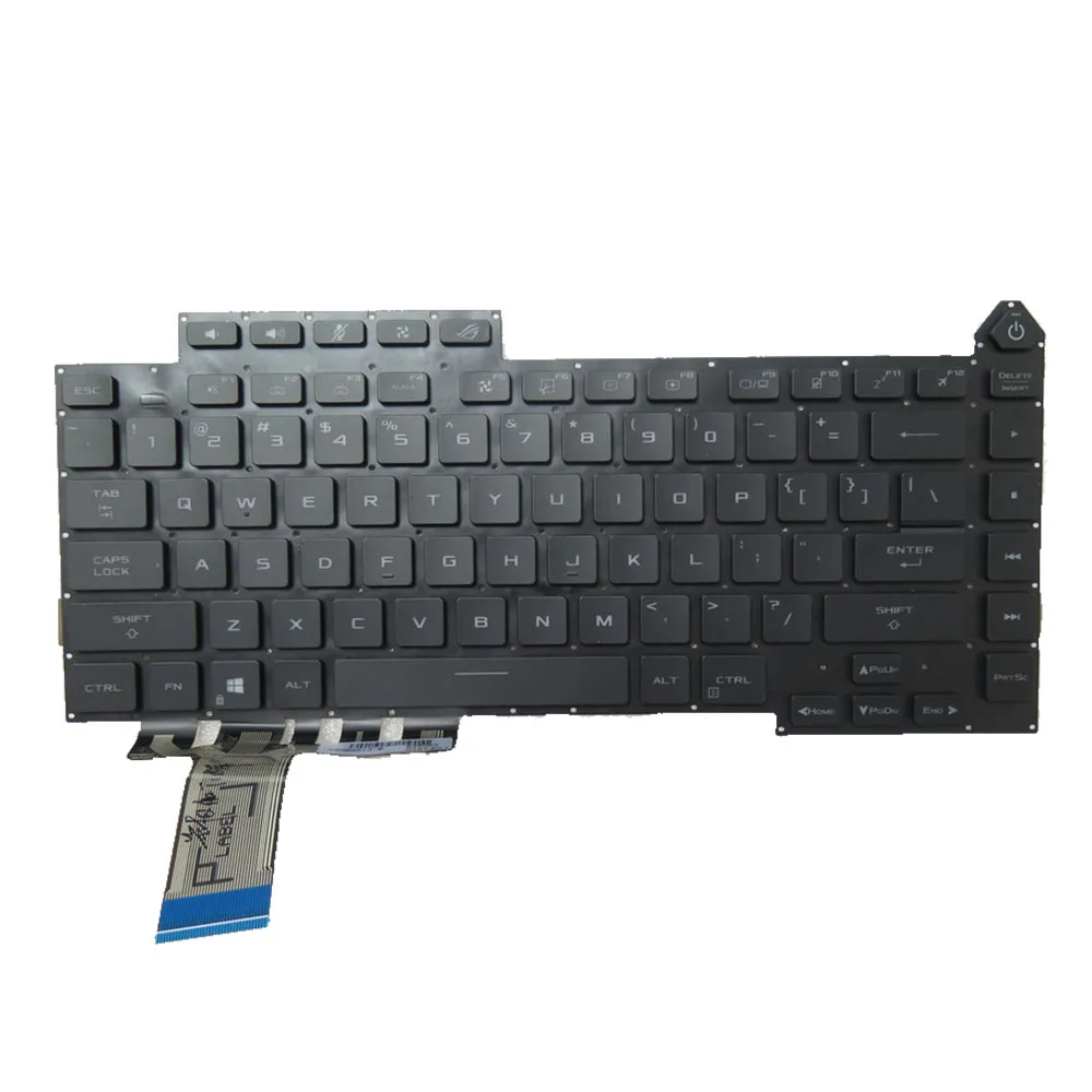 

Laptop Keyboard For ASUS G513IM G513IR G513Q G513QM G513QR Black Without Frame With RGB Backlight United States US