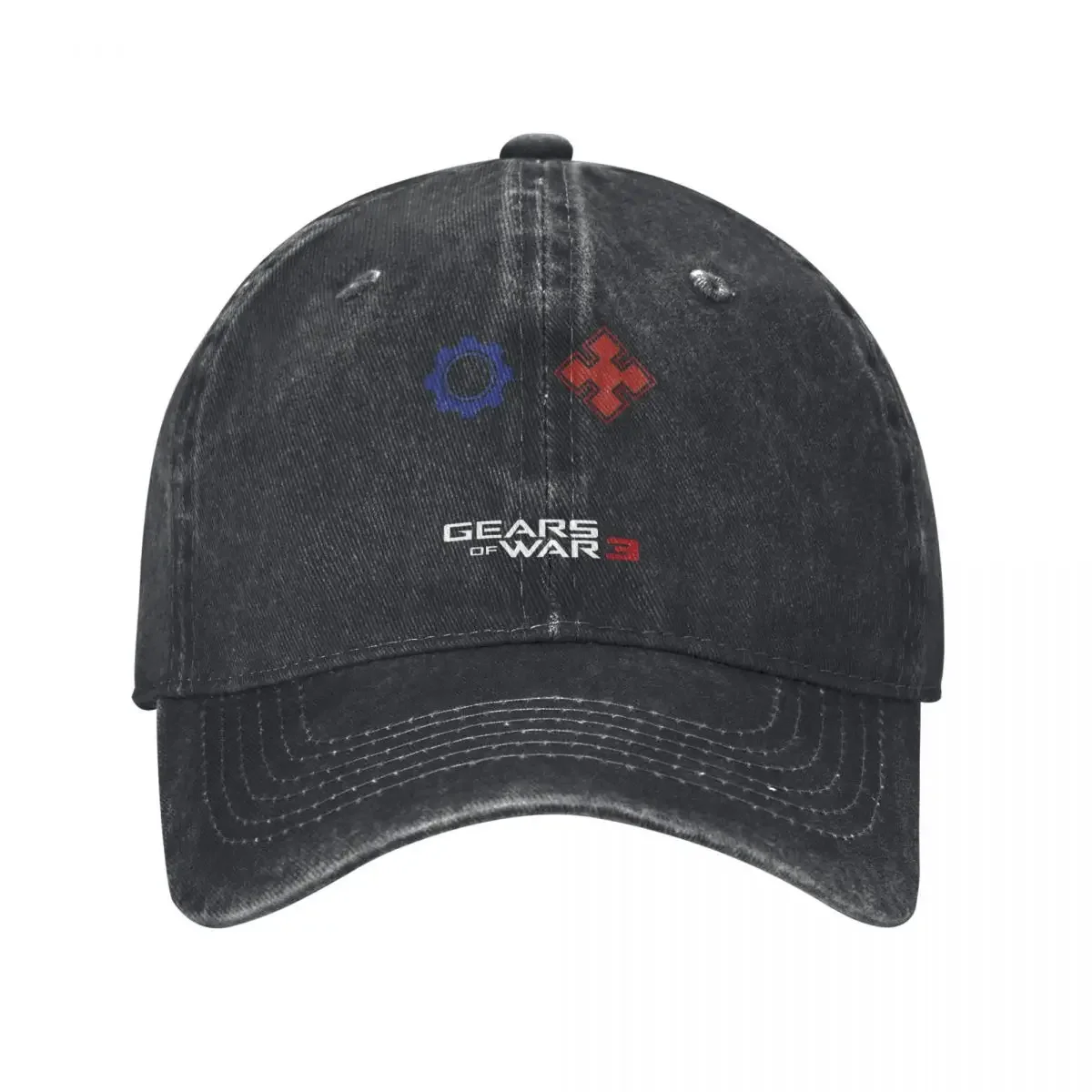 Gears Of Wars Unisex Baseball Cap Shotting Game Crimson Omen Distressed Washed Caps Hat Vintage Outdoor Summer Snapback Hat