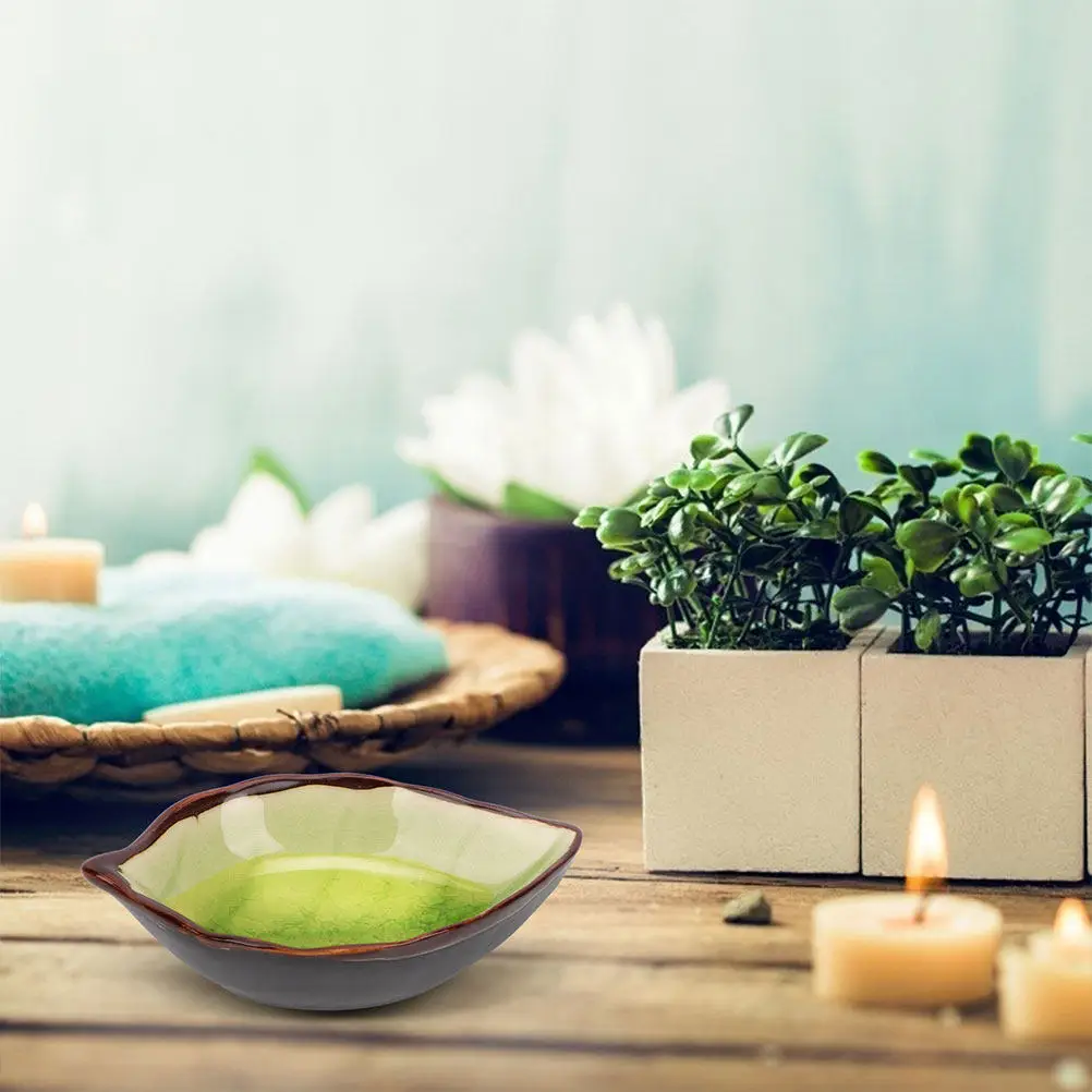 5Pcs Ceramic Facial Mask Mixing Bowls Essential Oil Dishes Beauty Salon Use DIY Blending Bowls Spa Aroma Oil Holders