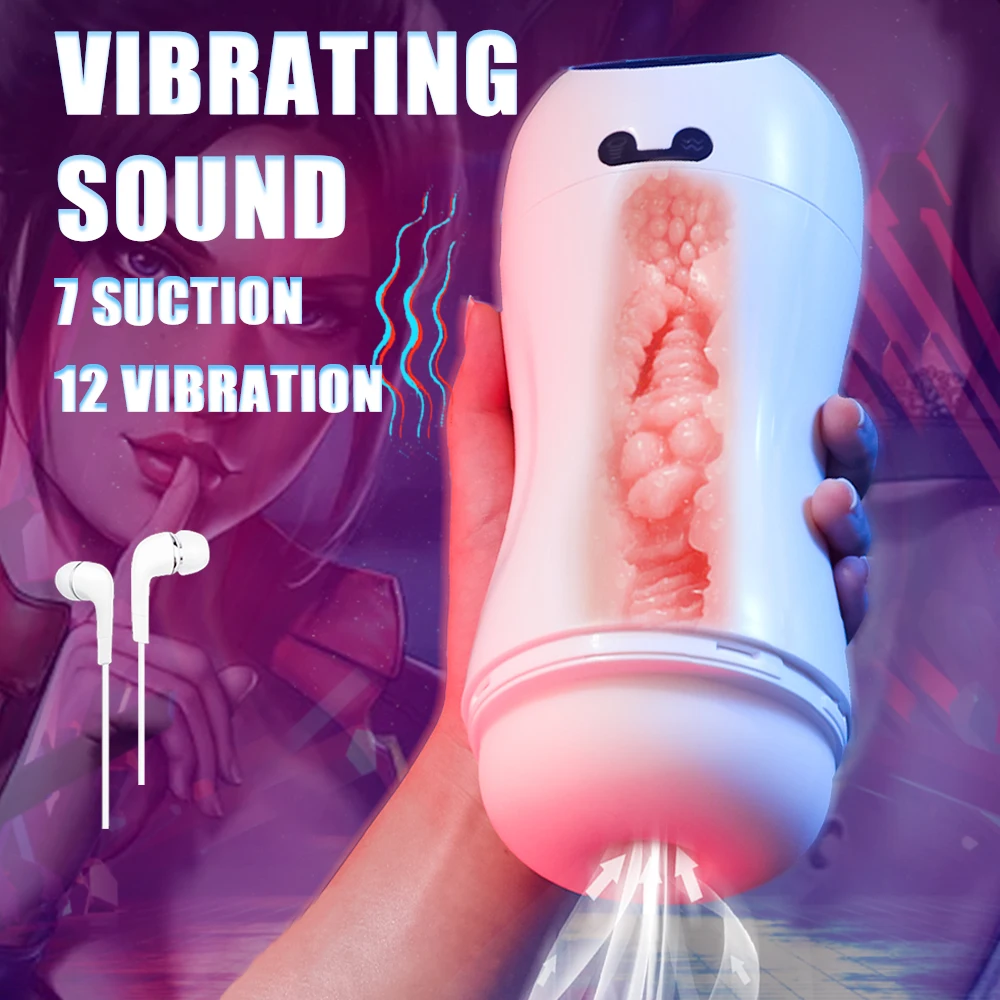 

Powerful Automatic Male Masturbation Cup Blowjob Sucking Vibration Real Vagina Pocket Pussy Penis Oral Sex Machine Toys For Man