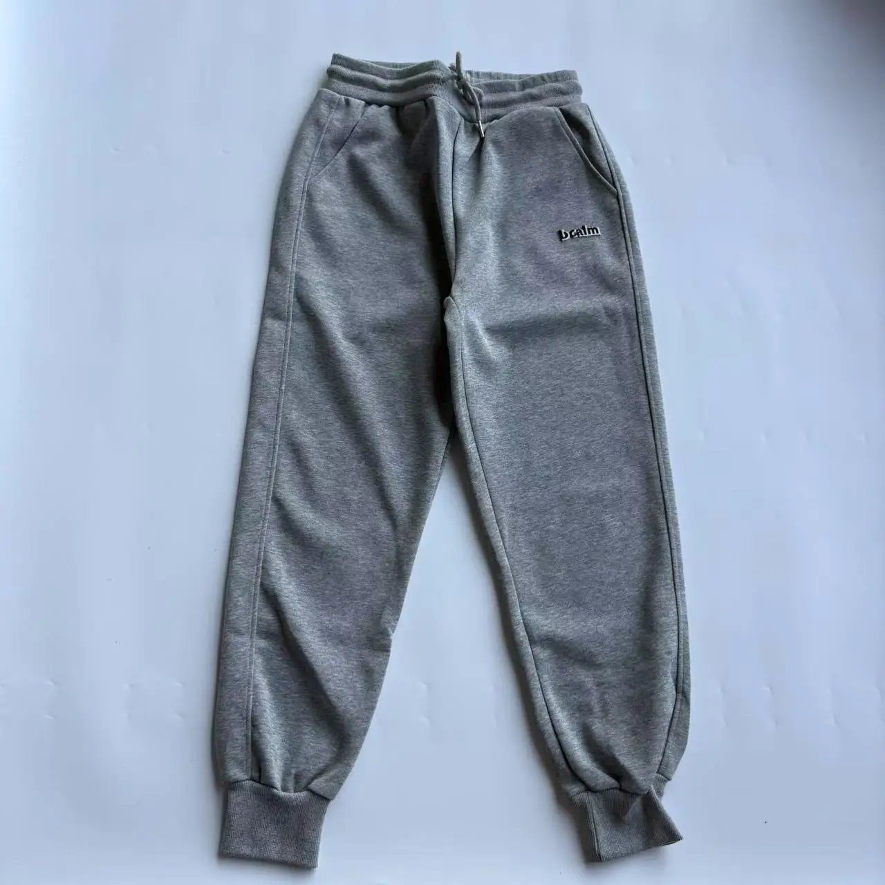 Pantalon décontracté confortable à taille élastique pour femmes, coupe ample et polyvalente, en mélange de coton et de Polyester