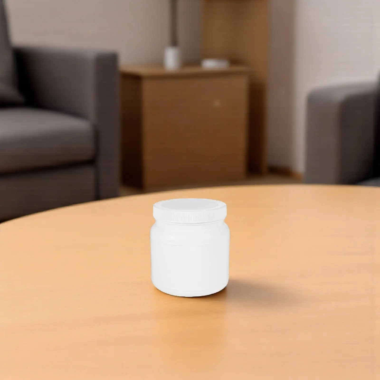 

Plastic Storage Jars Airtight Lid Powder Dispensing Can Large Capacity Spiral Seal Wide Mouth Container Food Grade