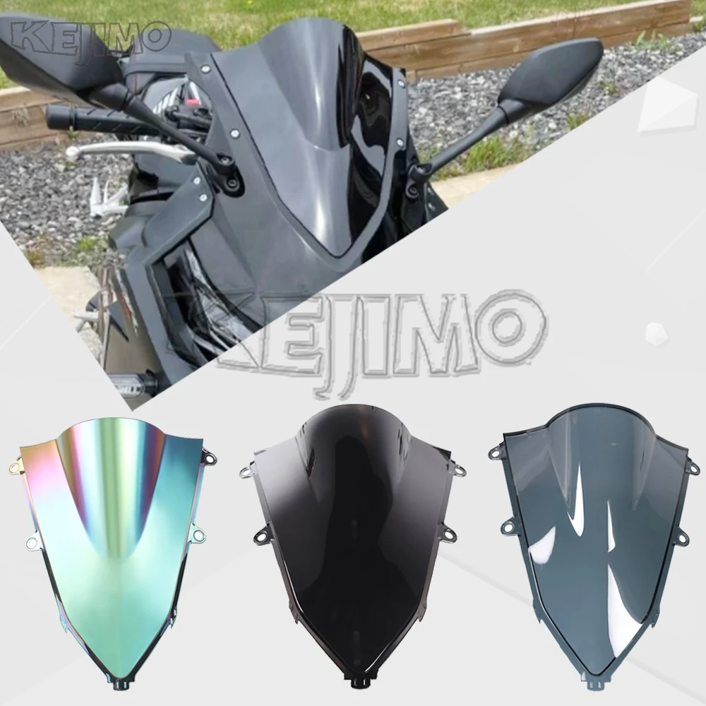 

For Honda CBR650R CBR400R CBR500R 2019-2022 2023 2024 2025 Double Bubble Windscreen Screen Wind Deflectors Screen Windshield