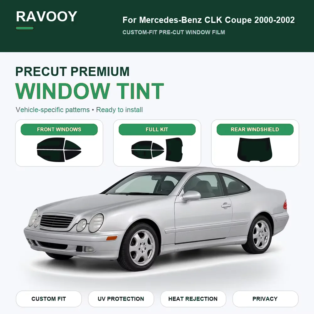 premium-precut-window-tint-kit-front-rear-windows-for-mercedes-benz-clk-coupe-2000-2002-complete-set-car-solar-nano-ceramic-film