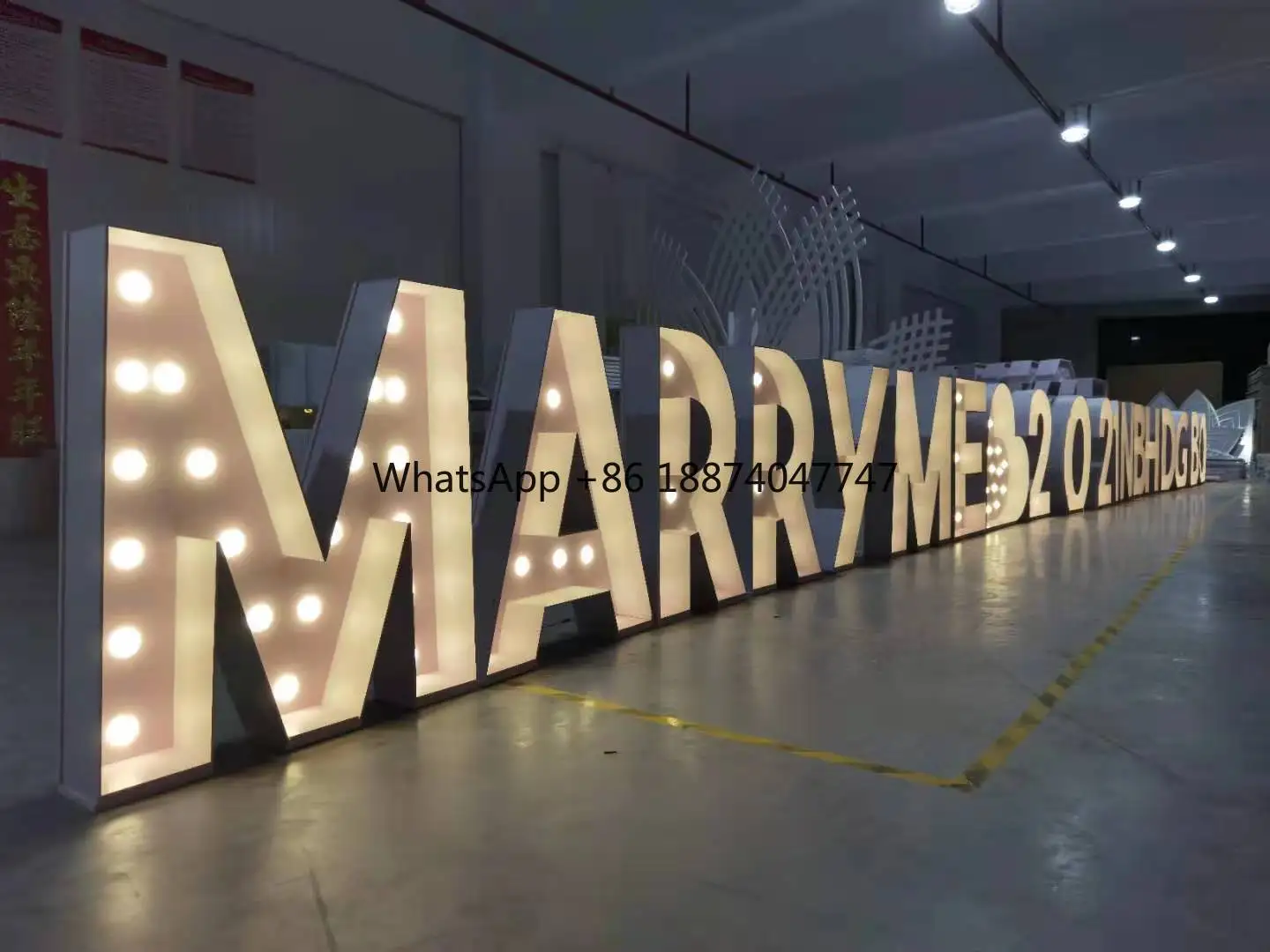 Wholesale Led Signs Marquee Letters Light Acrylic Light Up Letters Sign Wedding Centerpieces For Wedding Decoration Backdrop