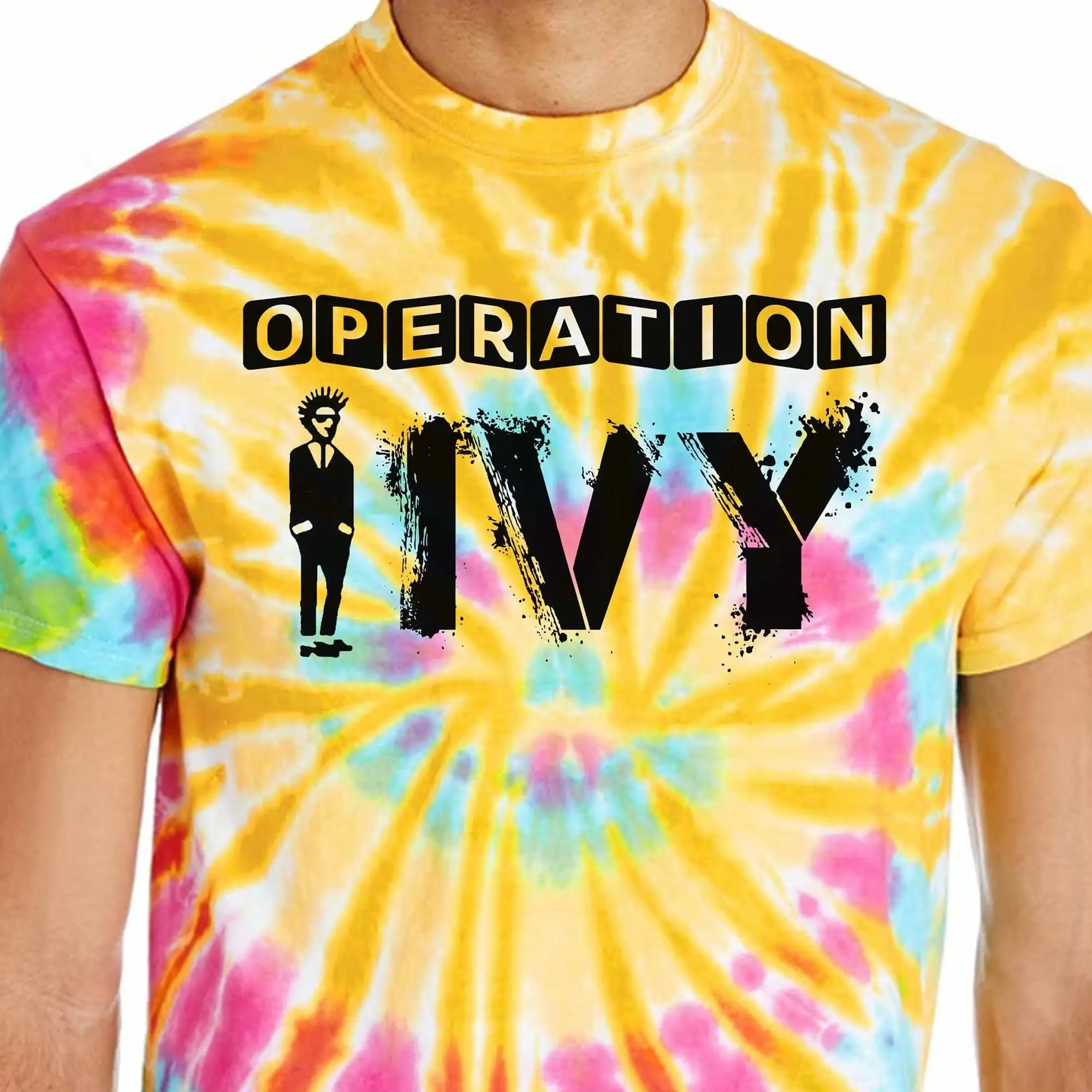 Operation Ivy Tie Dye Band Shirt Punk Fun Cool Retro