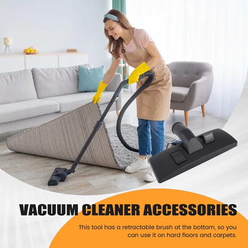 فرشاة أرضية السجاد عالية الجودة لأداة الغبار لأجزاء المكنسة الكهربائية العالمية مقاس 35 مم