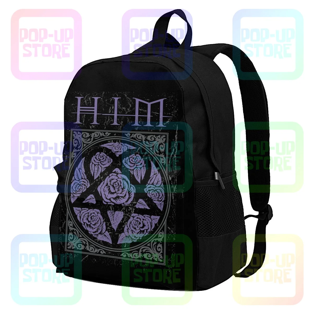 Popular Him His Infernal Majesty Gothic Metal Large Capacity Backpack Hot Foldable Gymnast Bag Large Capacity