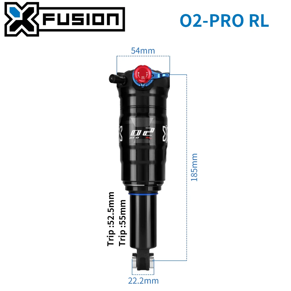 XFUSION O2 PRO RL/RV Mtb Rear Shock Absorber 185/210/220mm