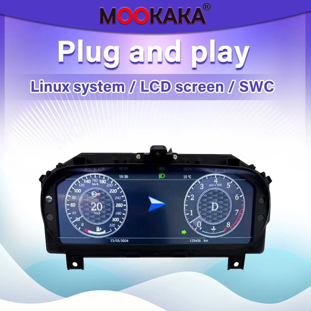 

Digital Dashboard For Jaguar F-TYPE 2013~2023 Car Cluster LCD Virtual Cockpit Digital Instrument Panel Head Unit