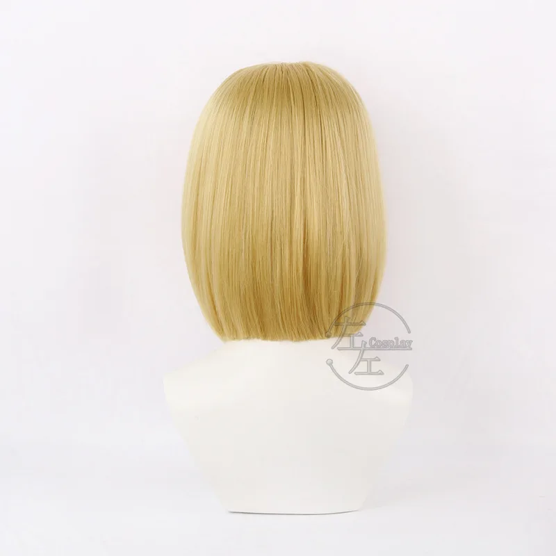 Juego Emma Frost pelucas de Cosplay 32cm Rivals Cosplay pelo sintético resistente al calor peluca de mujer fiesta Halloween + gorro de peluca