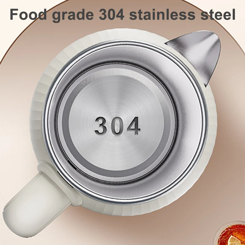 Neuer elektrischer Wasserkocher aus Edelstahl 304 mit großer Kapazität für den Heimgebrauch, automatischer Abschaltung und Isolierung