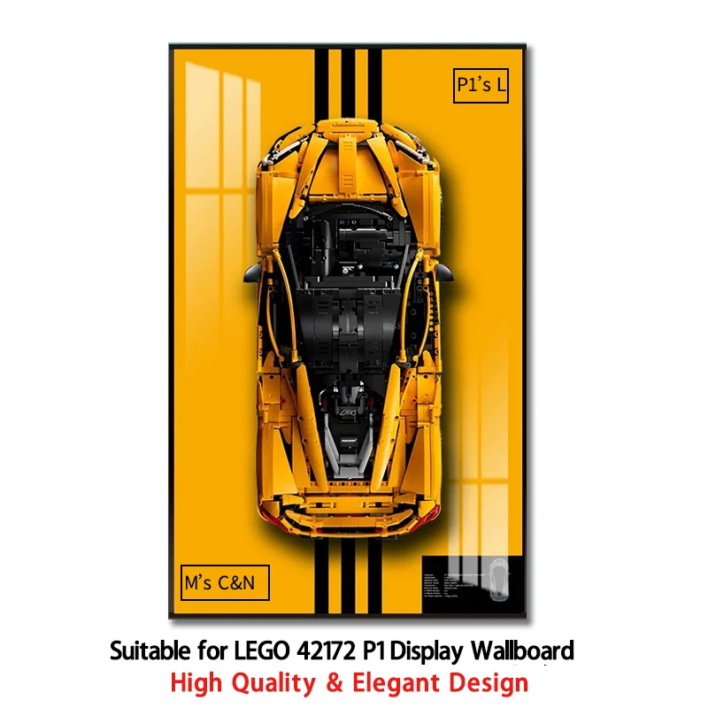 NUEVO Panel de Exhibición para LEGO 42172 P1 Technic, Caja de Exhibición para Montar en Pared, Marco para Fotos