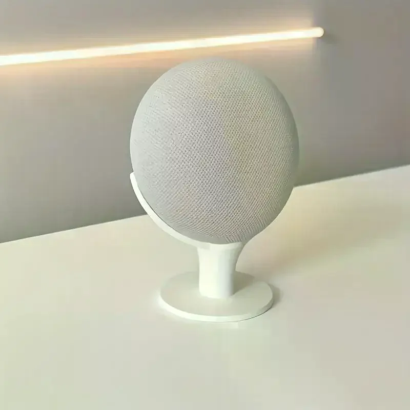 Desktop Stand Holder for Google Nest Home Mini Smart Speaker Compact Voice Assistant Storage Organizer Bracket