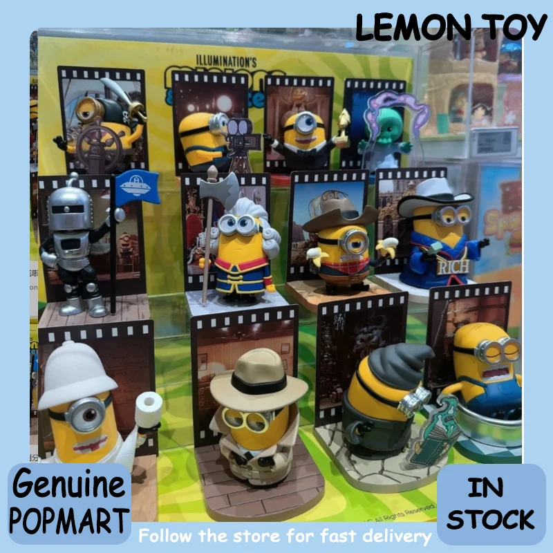Genuine Illumination Minions & Monsters Series Blind Box Collectible Figure Collection Desktop Ornament Fashion Trend Gift