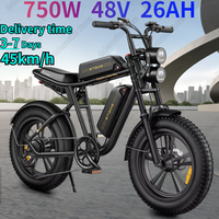 ENGWE M20 Electric Bike 750W Powerful Motor 48V26AH Dual Battery Mountain Snow E Bike Adult 20*4 Inch Fat Tire Electric Bicycle