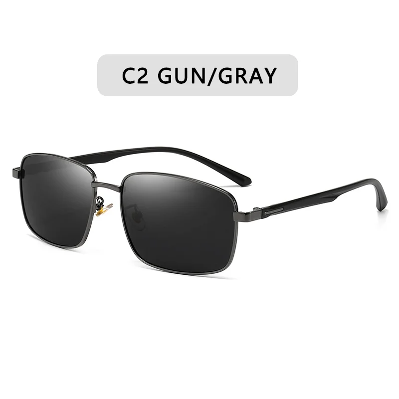 Modische Polarisierte Sonnenbrille für Herren, Luxuriöse Marken-Designer-Sonnenbrille für Damen, Vintage Schwarze Pilotenbrille UV400