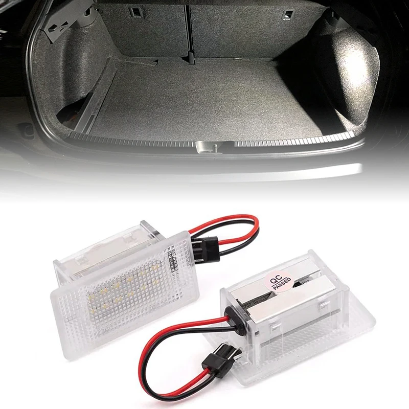 Luz LED para maletero de coche, 2 uds., para Ford KA B-Max C-Max S-Max Cougar EcoSport Escort Figo Fiesta Focus Fusion Galaxy Granada