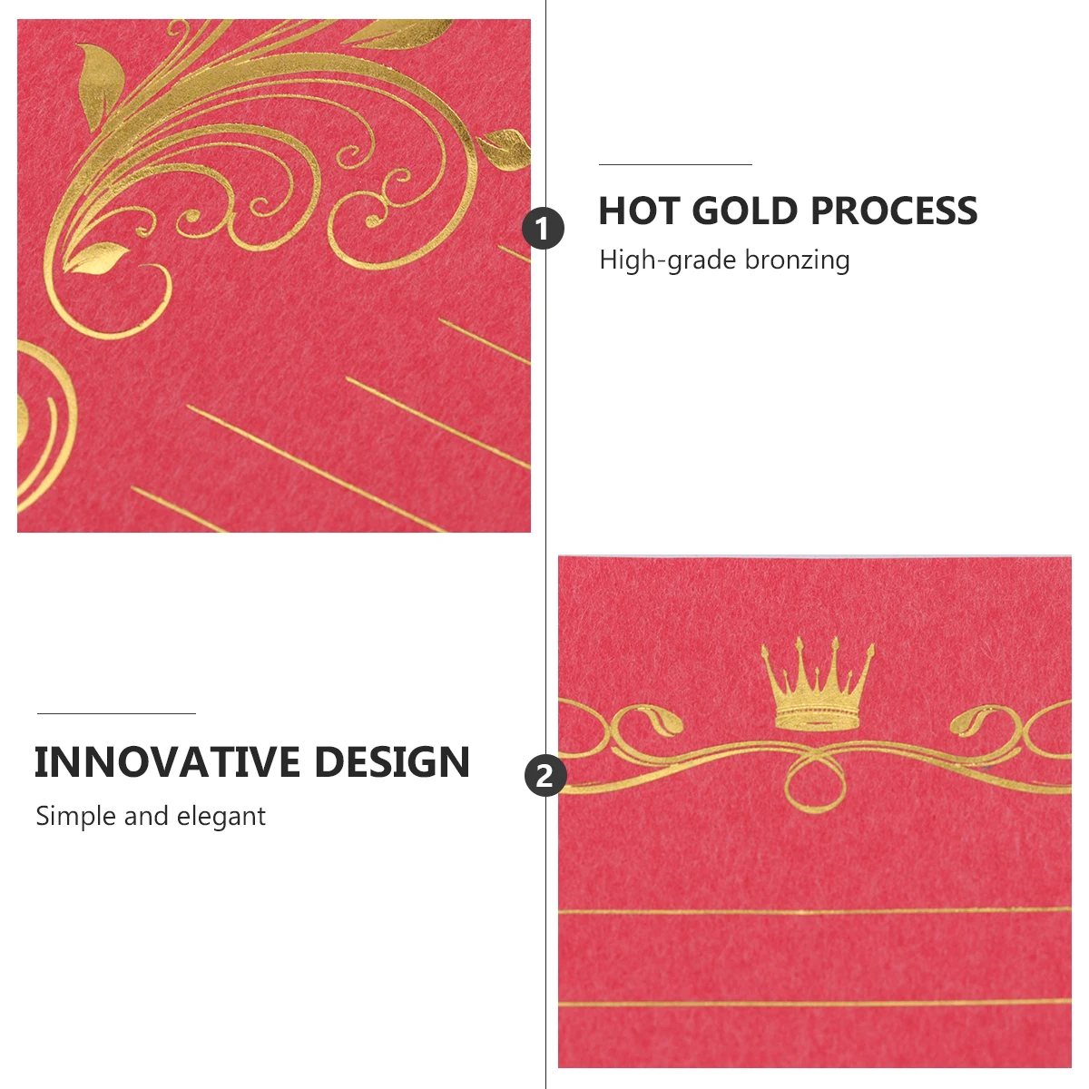 

4Sets Hot Stamping Letter Paper Smooth Stationery Printed Paper Vintage Design Charming Stationery for Handcrafts