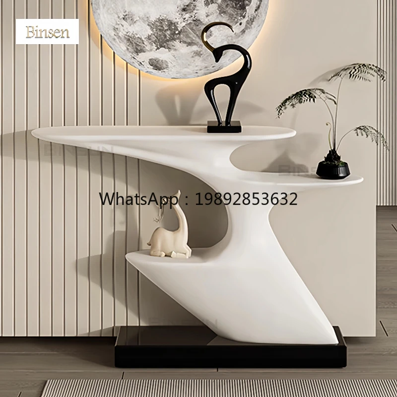 XLL Entrance Table Light Luxury Premium Entrance Corridor End Living Room Modern Entrance Desk