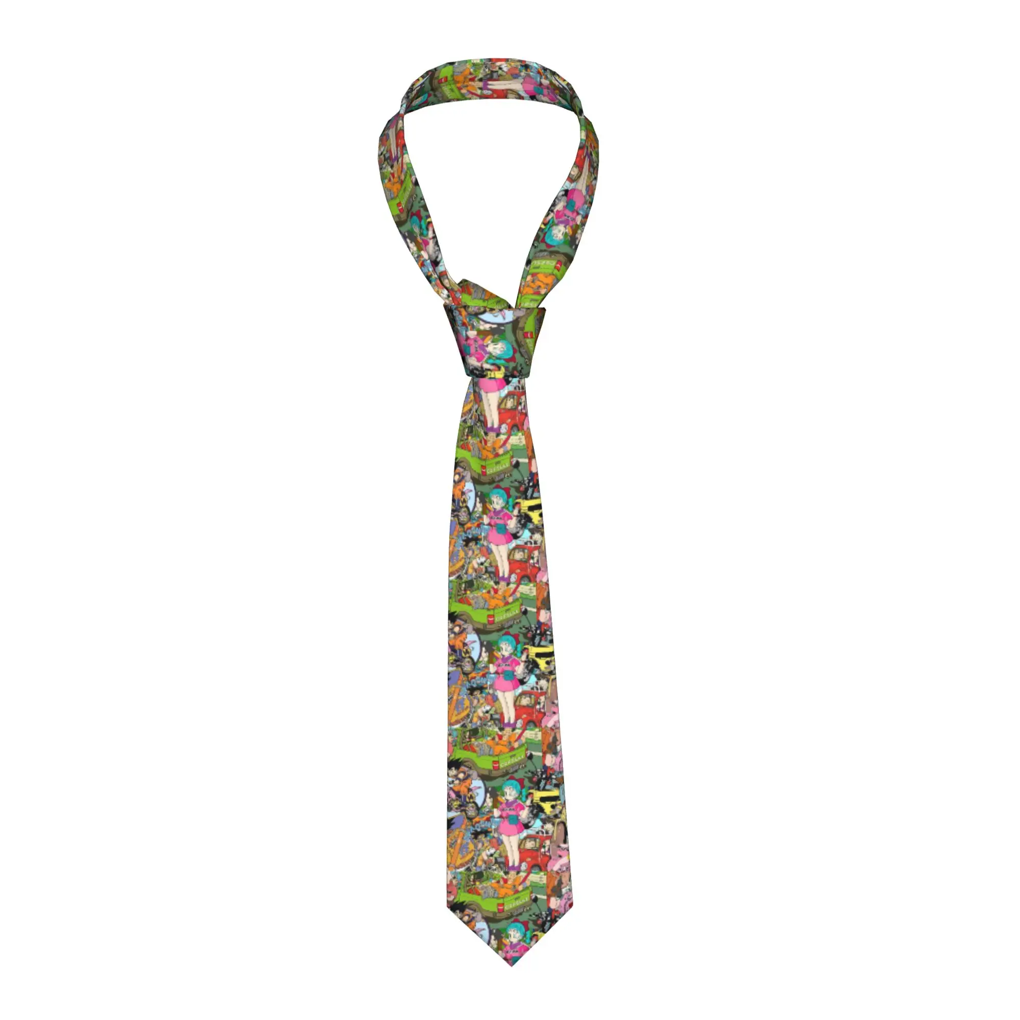 

Neckties Dragons Cartoon Ball Men Skinny 8 cm Wide Neck Tie for Mens Shirt Accessories Gravatas Wedding Accessories Business