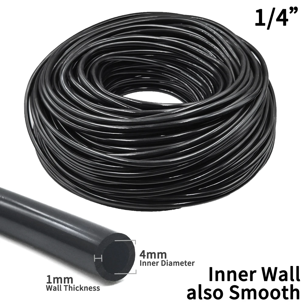 5-100m Garden Watering Hose 4/7mm PVC Micro Irrigation Pipe Drip Irrigation Tubing Sprinkler 1/4\'\' Lawn Balcony Greenhouse