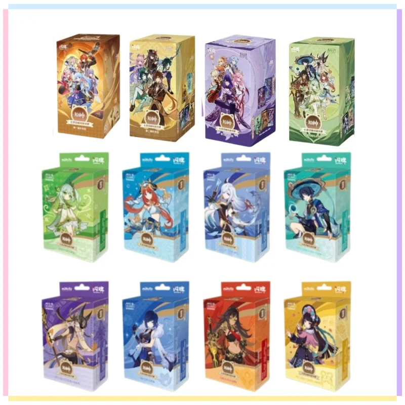 Shanhun Genius Invokation TCG Battle Cards Phase 1‑4 Complete Collectible Set, Phase 4 Pre‑constructed Deck & Booster Packs