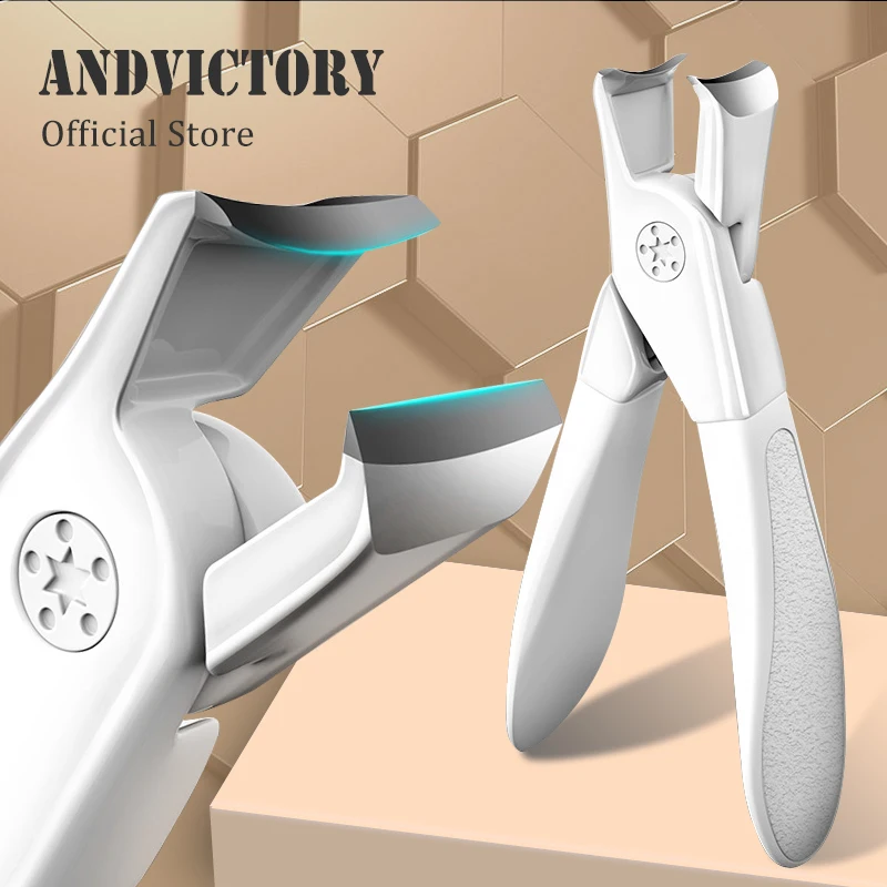 

1Pcs Nail Clippers Wide Jaw Opening New Manicure Fingernail Cutter Thick Nails Pedicure Tools nail clippers