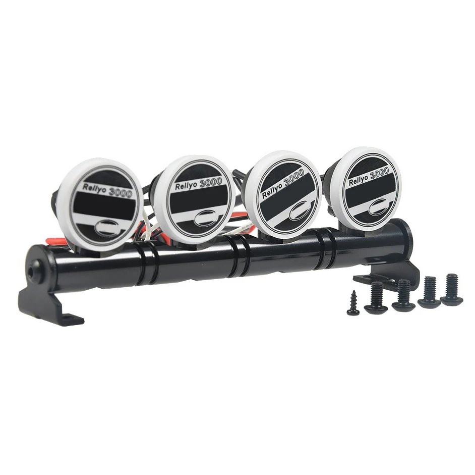 

Многофункциональная яркая светодиодная лампа M18K-92,5 мм для 1/10 RC Crawler Traxxas TRX-4 TRX4 SCX10 RC Crawler RC Car, 4 светодиода