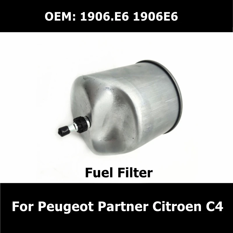 1906E6 Fuel Filter for Citroen C4 Peugeot Partner Car Accessories 1906.E6  9809757980 9809721080