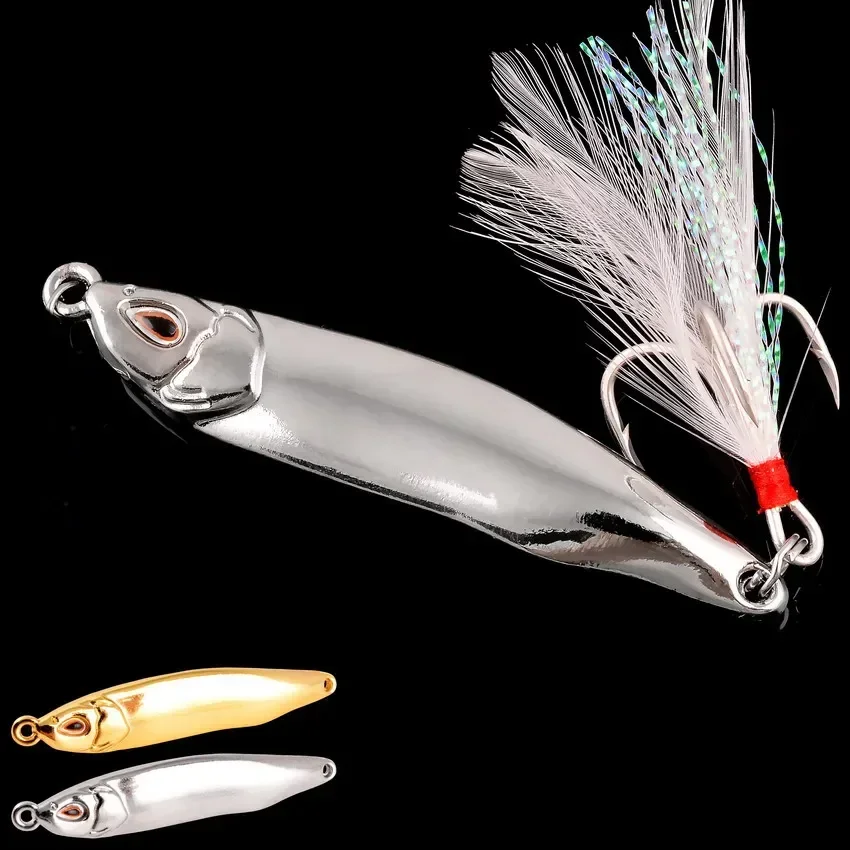 7/10/15/20/40g/60g Gold Silver Metal VIB Lures Strong Vivid Vibrations Spoon Lure Fishing bait Bass Artificial Hard Bait 3D Eyes