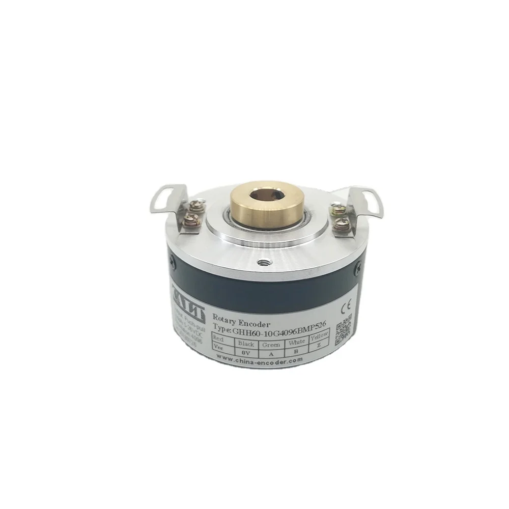 

60mm Size Hollow Shaft Encoder 4096ppr GHH60-10G4096BMP526 Incremental Encoder For Lifting