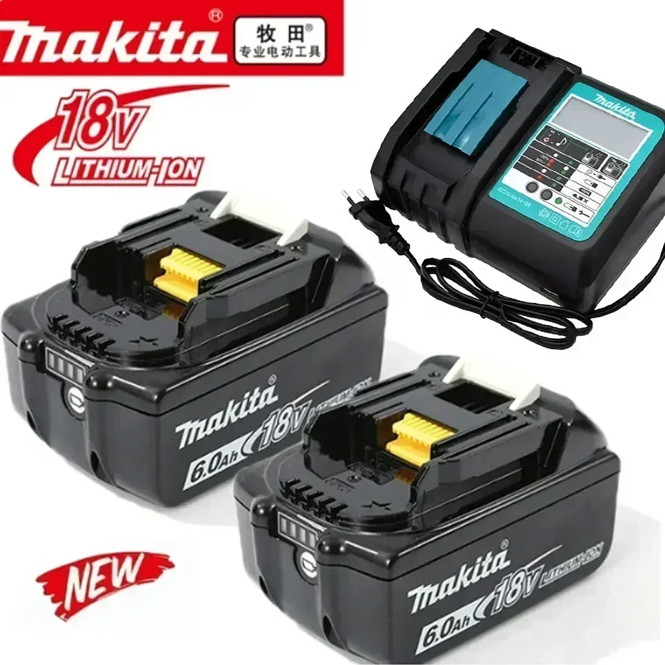 

100% Original Makita 6Ah/5Ah/3Ah for Makita 18V Battery BL1830B BL1850B BL1850 BL1840 BL1860 BL1815 Replacement Lithium Battery