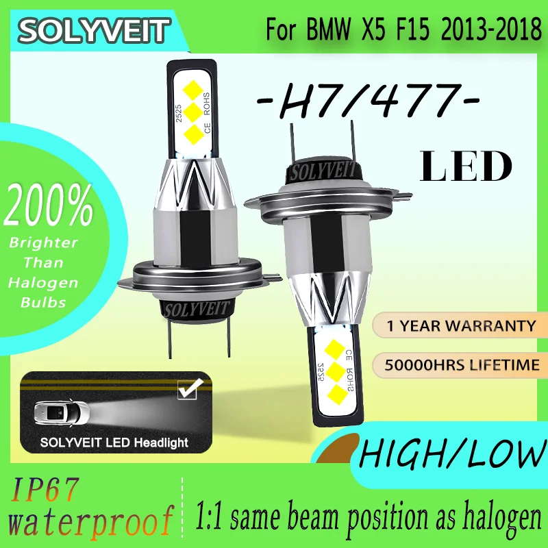 

High Brightness Long Lifespan Simple Setup Waterproof IP67 LED Headlight For BMW X5 F15 2013-2018 2013 2014 2015 2016 2017 2018