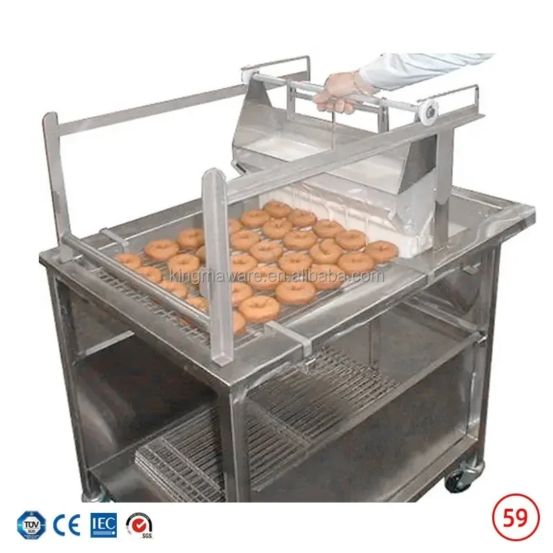 

【Factory】Factory Fast Shipping Donut Glazing Machine Donut Glazer Donut Decorating Machine