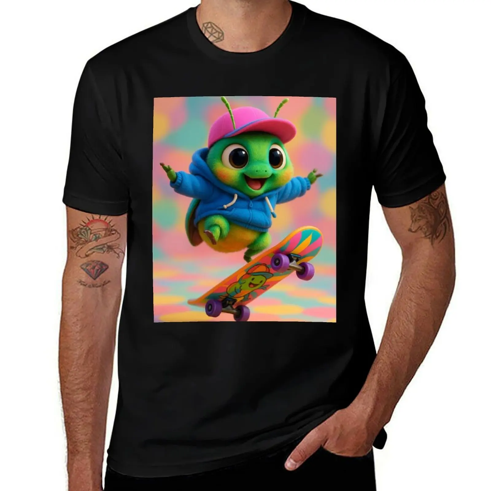 

Skater Jewel Beetle T-Shirt blanks football t shirt Luxury man vintage anime shirt fitted t shirts for men