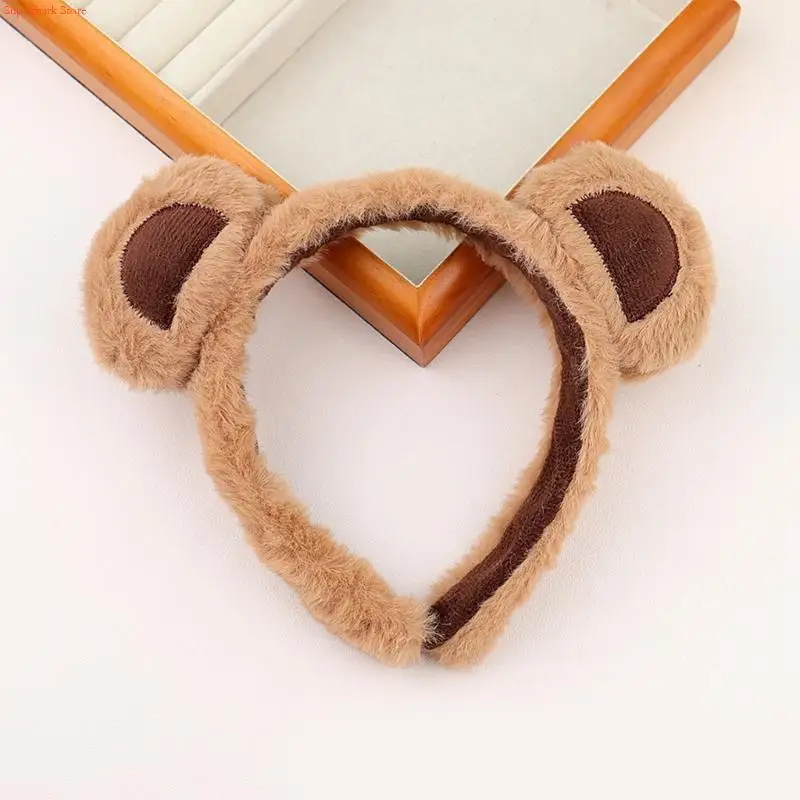 

Q5WE Womens Bear Animal Hairband Fashion Cosplay Hairband Sexy Plush Hair Accessories