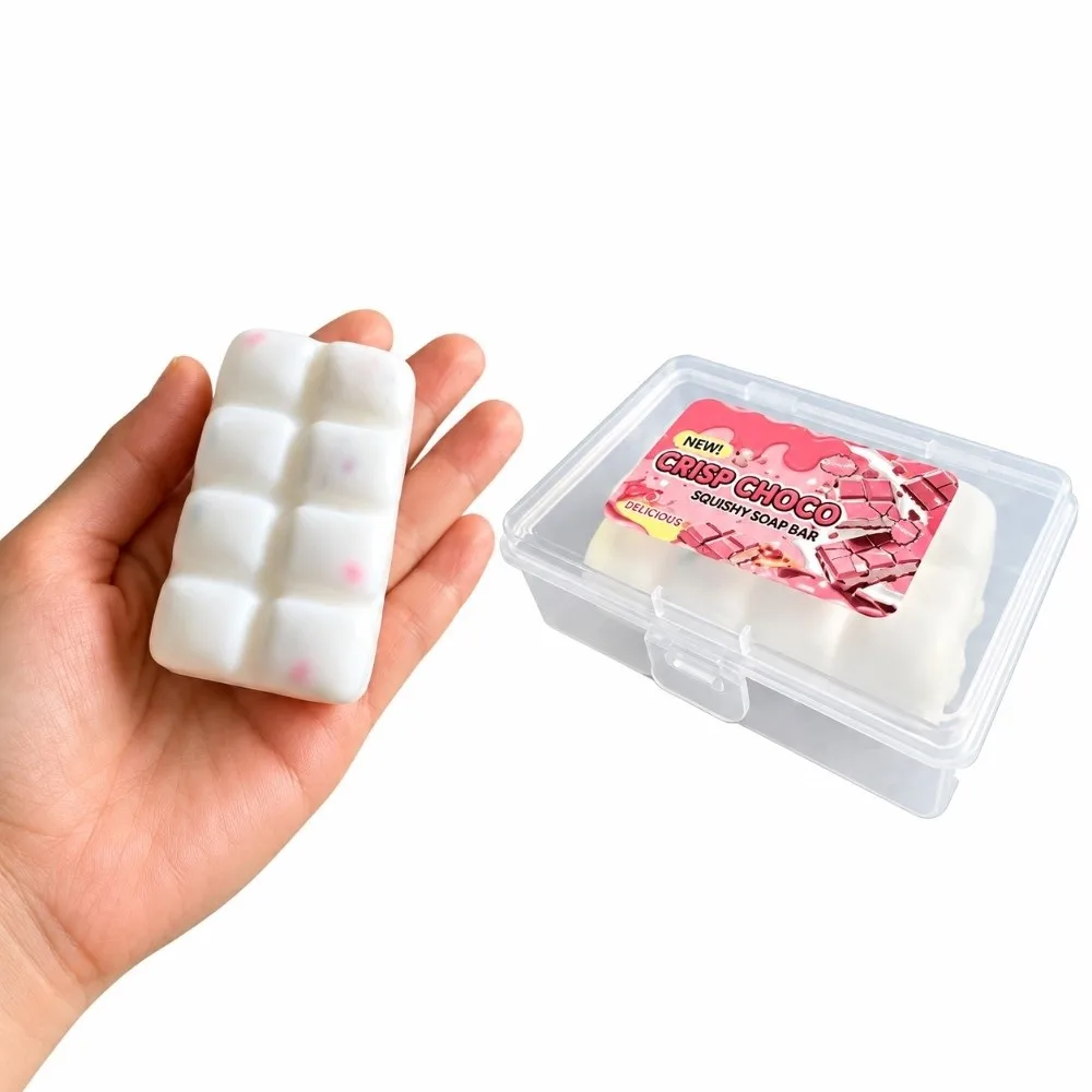 Chocolate Wax Cracking Squeeze Donut Cat Paw Crunchy Sound Ball Crispy Feel Handmade Craft Snowball Crunch Squishy ​​