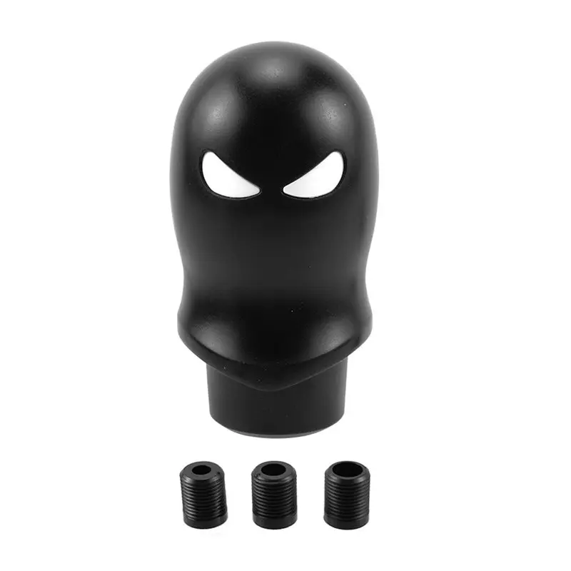 Universal Ghost Gear Shift Knob M8 M10 , Includes 3 Adapters Spooky Car Accessories Fun Funny Gear Shifter Handle