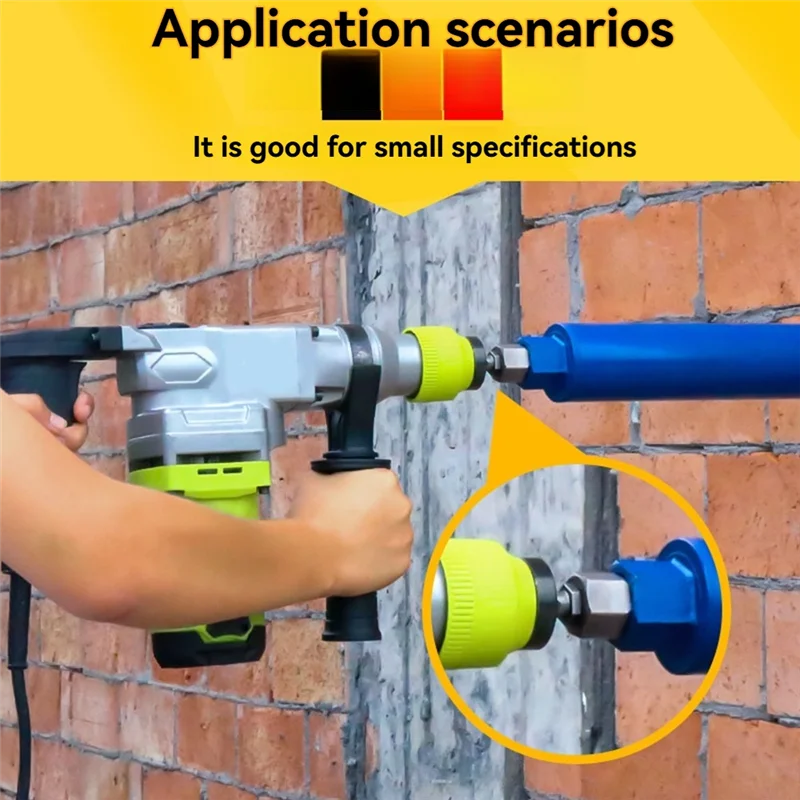 

6PCS M22 Drill Adapter SDS Plus Diamond Core Bit Round Handle Connecting Rod For Electric Drill Converter