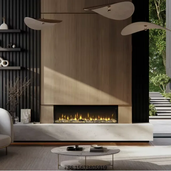 Dimplex Ignite Bold 74-inch Electric Fireplace With Multi-Fire XD 7-Day Timer ComfortSaver Technology For Hotels Metal Built-In