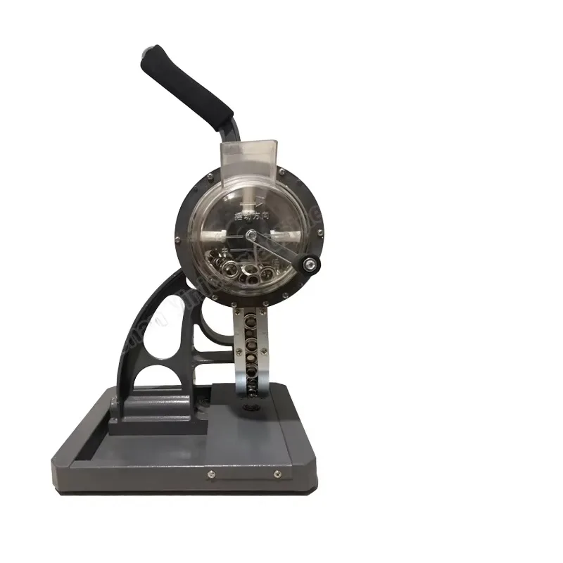 Semi Automatic Ringless Buttoning Machine Steel Eyelet Ringless Buttoner for Spray Painting Cloth