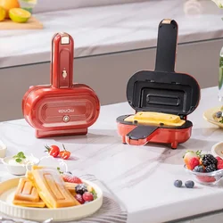 Breakfast Machine 1PC Saming Smelter Home Small Portable Toast Waffle Multifunction Nonstick Kitchen Appliance