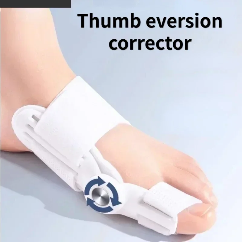 A Pair Corrector Adjustable Hallux Valgus Big Toe Corrector Rotatable Toe Corrector Straightener Adjustable Toe Correction