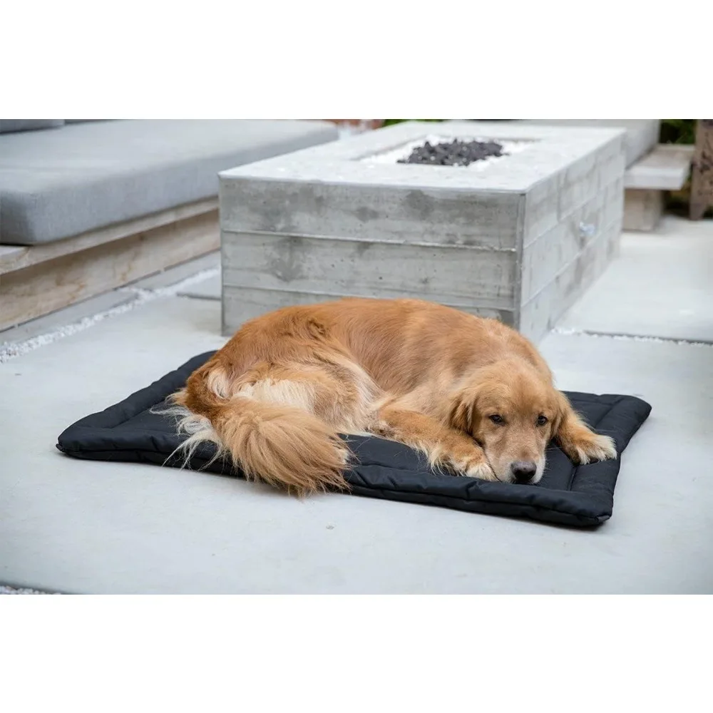

Tough Ripstop Dog Crate Pad - Durable & Machine Washable with Non-Skid Bottom