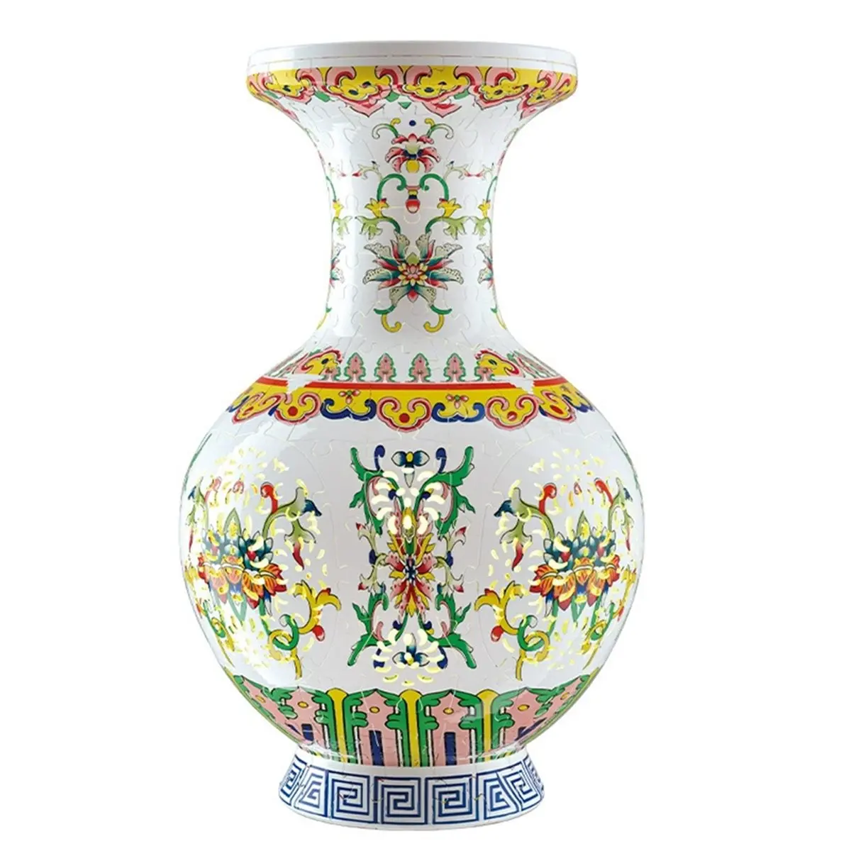 2026 Trend 3D Light Puzzle Vase for Adults,DIY Flower Vase Craft Kit, Arrange Flowers Building Block Home Decoration Vase