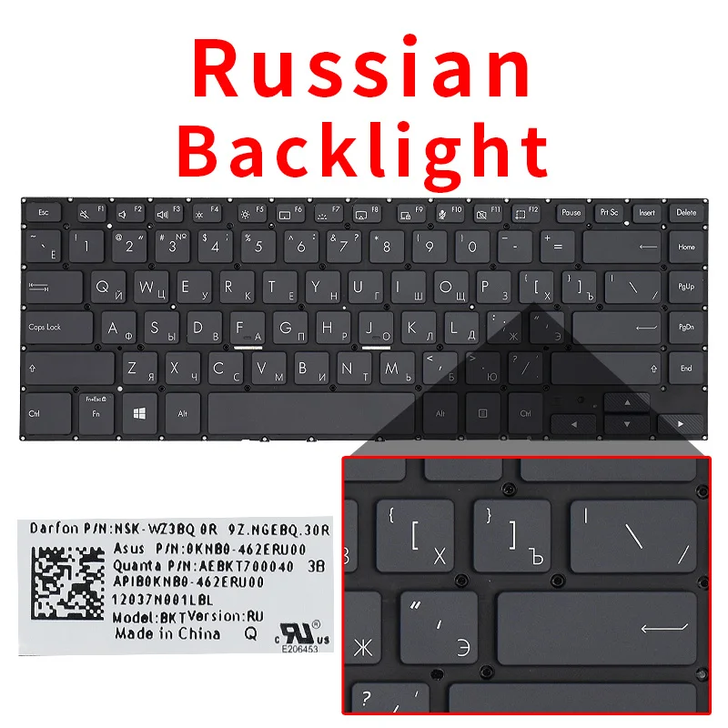 Russische laptop tastatur für asus proart studiobook pro17 w700 w700g w700g1t w700g2t w700g3t w700gv w700ta 9z. ngebq.10j hintergrund beleuchtung