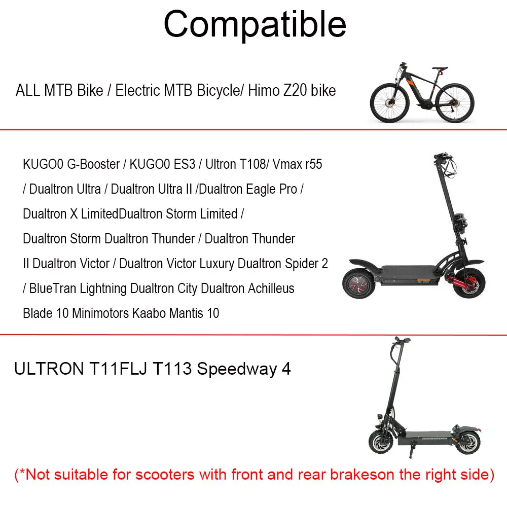 NUTT 4 Piston Y-5 Electric E-Bike Scooter Disc Brake Hydraulic Bicycle 140 160 180 Rotor For A5-D KUGOO Dualtron Kaabo Mantis